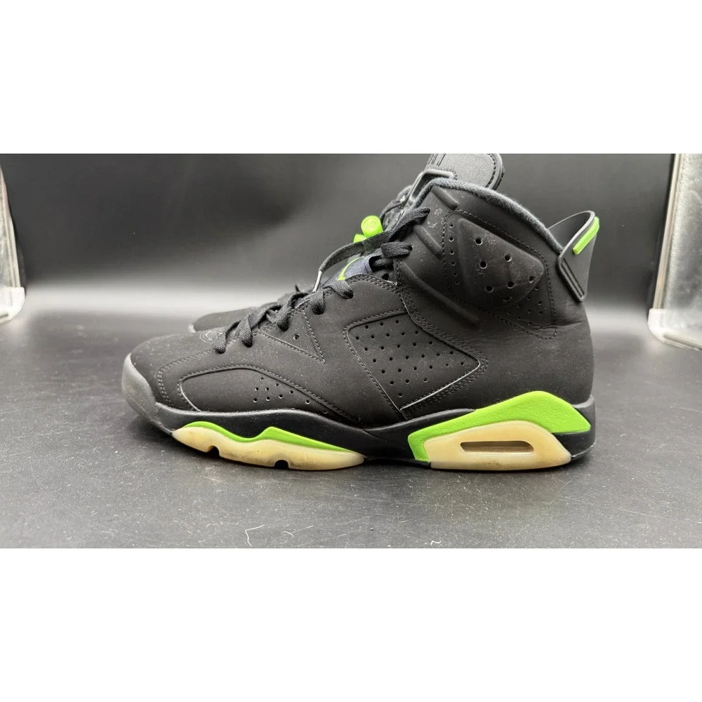 Air Jordan 6 Retro Electric Green CT8529-003 Men's Size 11.5 Black 2021